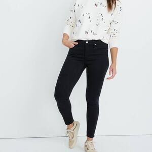MADEWELL High Rise Skinny Jeans Black 26